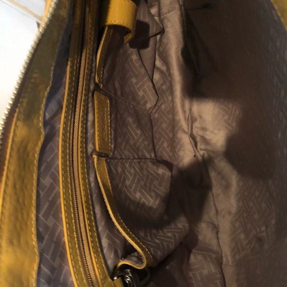 Cole Haan Bags Cole Haan Mustard Yellow Patent Leather Handbag